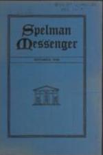 Spelman Messenger November 1940 vol. 57 no. 1