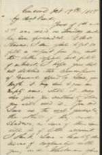 A letter to John Brown from Franklin B. Sanborn, regarding finances and elections in Kansas. 3 pages.