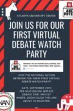 First Virtual Debate Watch Party, September 29, 2020
