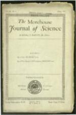 Morehouse College Journal of Science, vol.3 no.2, April 1929