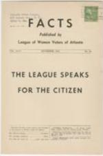 The League of Women Voters of Georgia speaks for the citizen. 4 pages.