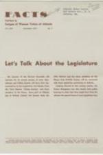 Information on the 1957 and 1958 Legislative Sessions from the League of Women Voters of Georgia. 4 pages.