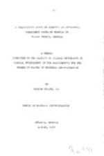 A feasibility study of starting an automobile dealership owned by negroes in Fulton County, Georgia, 1967