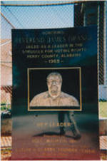 A historical marker in honor of Reverend James Orange, presented by SCLC/W.O.M.E.N. in honor of civil rights movement leaders as part of the Civil Rights Heritage Tour.