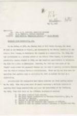 Memo from R. A. Thompson Housing Secretary to Mrs. G. T. Hamilton on Atlanta Urban League housing requests. 3 pages.