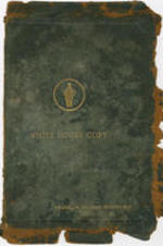 The cover of a White House copy of the Bible with President Franklin Roosevelt's name inscribed on the bottom corner.