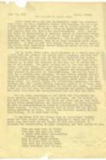 A document written by W.E.B. DuBois regarding the death of Alain Locke.