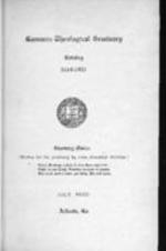 Gammon Theological Seminary Catalog 1919-1920