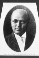 Portrait of Reverend Matthew W. Dogan.