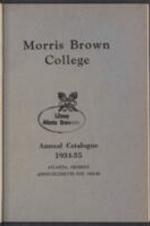 Morris Brown College Catalog 1934-1935