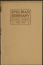 Spelman Seminary Catalog 1900-1901