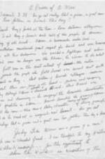Joseph E. Lowery's handwritten "A Prince of a Man" remarks about the passing of Judge Luke Moore. 4 pages.