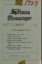 Spelman Messenger January 1927 vol. 43 no. 4