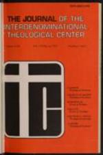 The Journal of the Interdenominational Theological Center, Vol. XVIII No. 1 & 2 Fall 1990-Spring 1991