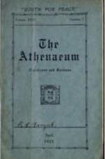 The Athenaeum, 1924 April 1