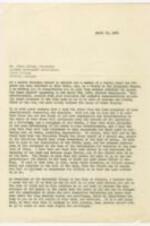 Dated April 12, 1960, this letter is addressed to Mr. James Felder, President of the Student Government Association at Clark College in Atlanta, Georgia. The letter is from Hugh Saussey, Jr., a native Georgian and Priest in the Episcopal Church. Saussey commends Felder for his article titled "An Appeal For Human Rights", published in March 1960, as well as for the peaceful demonstrations at public lunch counters. He expresses sadness about the role of churches in segregation and discrimination, stressing that these practices contradict the teachings of Christ and the true essence of the Church. 2 pages.