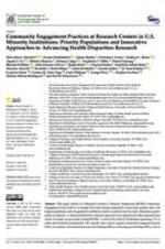 Community Engagement Practices at Research Centers in U.S. Minority Institutions: Priority Populations and Innovative Approaches to Advancing Health Disparities Research