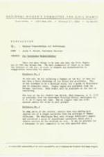Memorandum discussing the Civil Rights Act of 1964. 1 page.