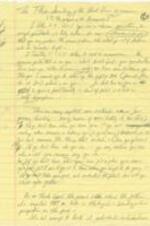 Joseph E. Lowery's handwritten "The Theo-Sociology of the Black Person in America" sermon/speech. 5 pages.