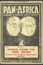 The April 1947 issue of Pan-Africa Journal of African Life and Thought. 44 pages.