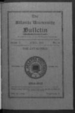 The Atlanta University Bulletin (catalogue), s. II no. 19:1914-1915