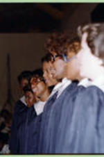 Members of the I.T.C. Center Chorus singing.