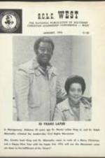 The January 1976 issue of the national magazine of the Southern Christian Leadership Conference (SCLC), published by SCLC-west. 91 pages.
