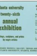 A card containing information about the 26th Annual Exhibition.
