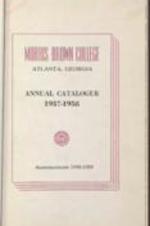 Morris Brown College Catalog 1957-1958