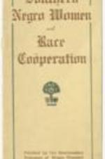 Southern Negro Women and Rare Cooperation published by the Southeastern Federation of Negro Women's Clubs detailing issues of concern such as lynching, education, suffrage, and press. 4 pages.