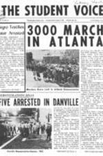 A series of collected newspaper clippings about the Civil Rights Movement. 211 pages.