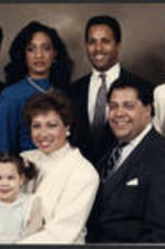 Maynard Jackson, Valerie, and their children.