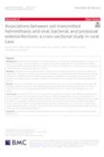 Associations between Soil-Transmitted Helminthiasis and Viral, Bacterial, and Protozoal Enteroinfections: A Cross-Sectional Study in Rural Laos