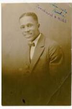 Portrait of Gladstone L. Chandler. Written on verso: G.L. Chandler student at Middlebury. Late 1920's.