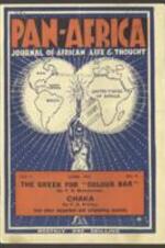 The June 1947 issue of Pan-Africa Journal of African Life and Thought. 44 pages.