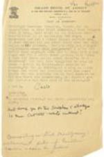 Correspondence from Carl Van Vechten to Harold Jackman regarding a night at a canteen.