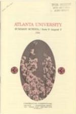 The Atlanta University Bulletin (newsletter), Summer School, s. III no. 133: June 1966