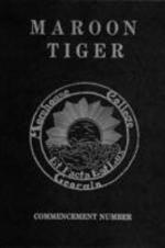 The Maroon Tiger, 1935 May 1