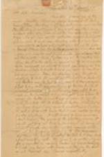 A letter to Seth Thompson from John Brown concerning the manufacture of leather. 2 pages.