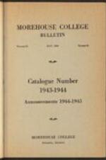 Morehouse College Catalog 1943-1944, Announcements 1944-1945, May 1944