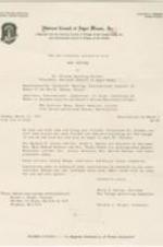 National Council of Negro Women's invitation to wish "bon voyage" to Dorothy Boulding Ferebee 1 page.
