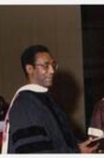 President Hugh Gloster with Bill Cosby.