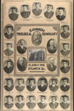 Collage of the Gammon Theological Seminary class of 1918.