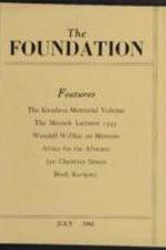The Foundation vol. 33 no. 3