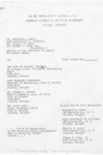 This document is a civil action complaint filed in the United States District Court, Northern District of the State of Georgia, Atlanta Division. The plaintiffs, members of the Committee on Appeal for Human Rights, including Benjamin M. Brown, Miss Herschelle S. Sullivan, Charles F. Lyles, and Lonnie C. King Jr.., are taking legal action against the City of Atlanta, Georgia, and other individuals involved in the city's management. The plaintiffs allege that under color of law, the defendants have engaged in racial segregation and discrimination in public facilities owned, operated, maintained, or subsidized by the City of Atlanta. The lawsuit seeks declaratory and injunctive relief to abolish racial segregation and discrimination in various public facilities, including parks, swimming pools, tennis courts, and other buildings. 8 pages.