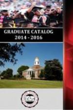 Clark Atlanta University Graduate Catalog, 2014-2016