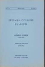 Spelman College Catalog 1959-1960