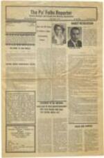Articles from "The Po' Folks Reporter" paper in Tifton, Georgia, covering news on the VEP, voting rights, and civil rights in Georgia. 1 page.
