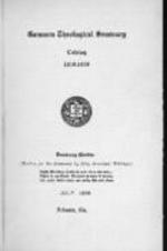 Gammon Theological Seminary Catalog 1918-1919