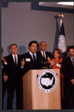 Maynard Jackson speaking at a United States Conference of Mayors.
